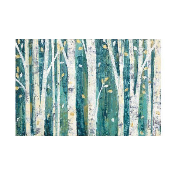 Trademark Fine Art 'Birches in Spring' Canvas Art by Julia Purinton