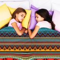thumbnail image 4 of Flannel Fleece Throw Blanket, Soft Large Throw Blanket, Lightweight Cozy Plush Throw Blanket Fit Sofa Bed, 30"x40", Bohemian Stripes, 4 of 7
