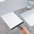 thumbnail image 2 of Limpiador de ducha multiusos de acero inoxidable para puertas de ducha con 2 ganchos adhesivos, herramienta de limpieza para baño, limpiador de espejos para ventanas del hogar, para limpieza del, 2 of 5