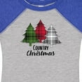 thumbnail image 4 of Inktastic Country Christmas Plaid Trees Boys or Girls Baby Bodysuit, 4 of 5