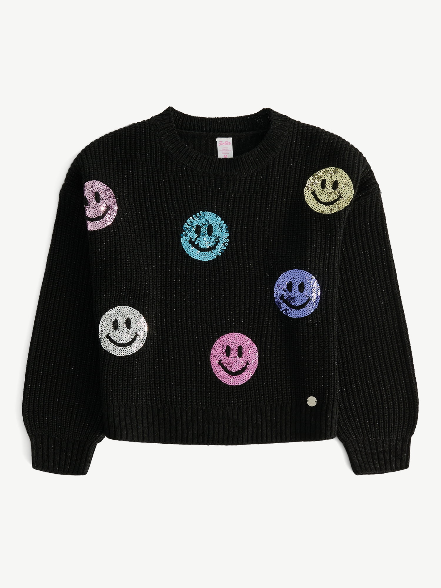Justice Girls Sequin Graphic Sweater, Sizes XS - XLP
