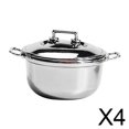 thumbnail image 1 of 4xMini Olla De Sopa Olla De Aleación De Cocina En Miniatura Con Tapa Para Decoración De Escena De Diseño A, 1 of 8