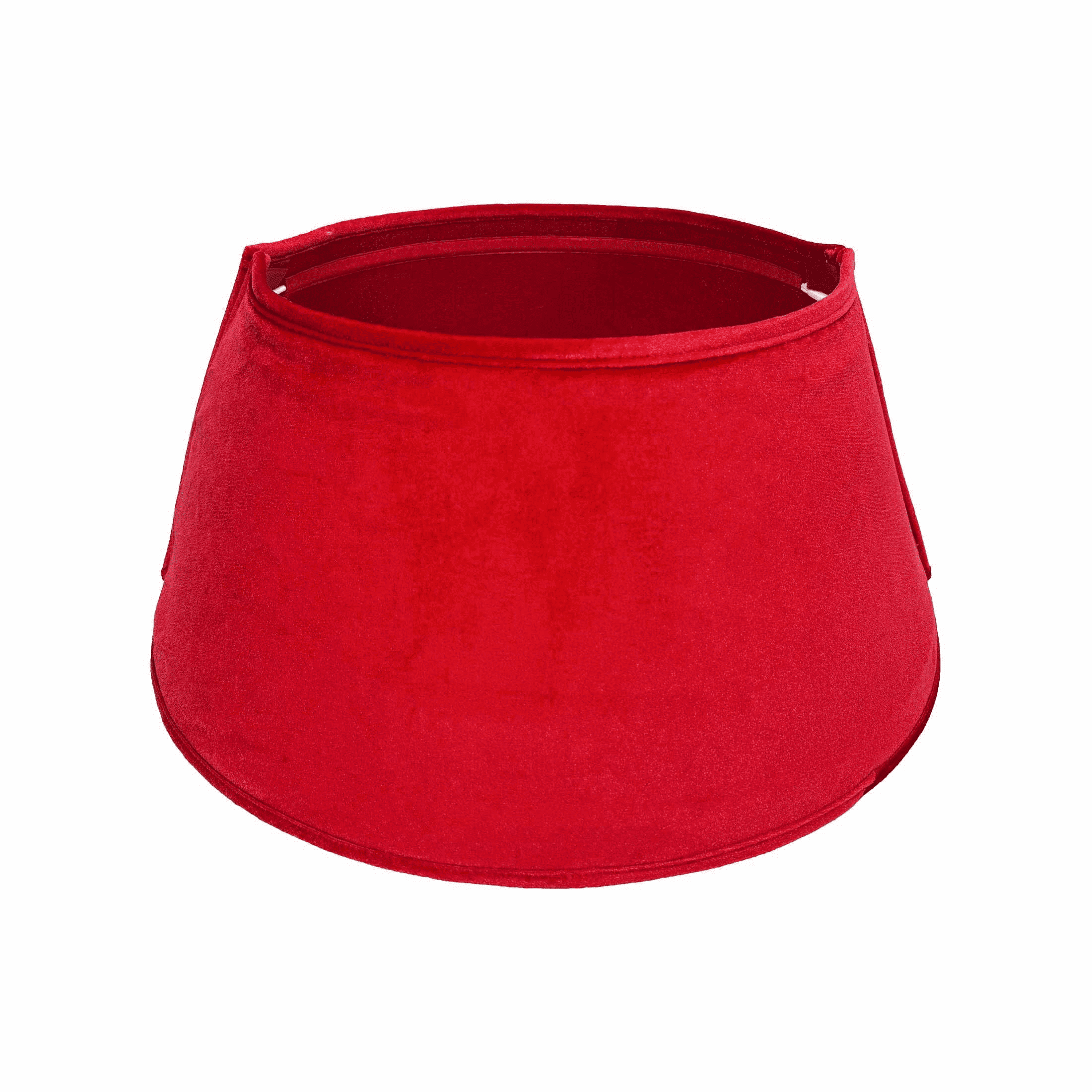 2-Panel Velvet Christmas Tree Stand Band, Red, 23", by Holiday Time