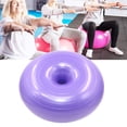 thumbnail image 4 of Donut Ball – Durable, Inflatable Exercise Ball for Balance & Stability Training, Yoga, & Pilates Workouts – Use in Home, Office, Gym, or Classroom，Purple, 4 of 5