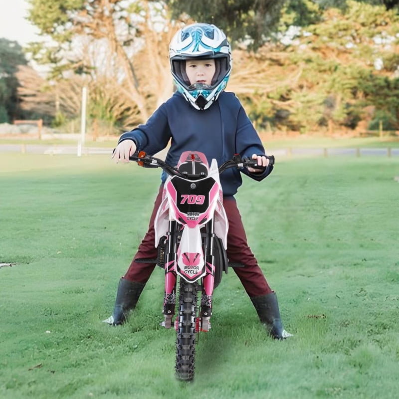 49cc Dirt Bike for Adults & Kids,Kids Dirt Bike Mini Dirt Bikes,2-Stroke Gas Power Motocross Off-Road, Mini Pit Bike with Front Rear Disc Brakes, High-Speed Racing Motorcycle for Kid 30KM/H