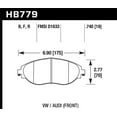 thumbnail image 2 of Hawk High Performance Street 5.0 Brake Pads Fits select: 2018 VOLKSWAGEN TIGUAN SE/SEL, 2015 VOLKSWAGEN GTI, 2 of 2