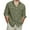 Army Green, variant on Oalirro Men's Cotton Vintage Shirts Casual Western Long Sleeve Button Down Solid Top with 2 Flap Pockets
