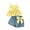 .Yellow, variant on Agkizg Kids Girls Clothing Set Solid 2 Piece Outfit Camisole Top Denim Skort with Bow Set