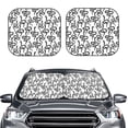 thumbnail image 2 of Fotbe Hand Drawn Snake 2-Piece Car Windshield Sun Shade | Sun Blocker for Car Windshield | Foldable Automotive Interior Accessories for Sun Protection-Small, 2 of 7