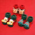 thumbnail image 4 of Christmas Baby Socks Toddler Boys Girls Children's Socks Soft Sole Non Slip Toddler Shoes Socks Princess Socks, 4 of 6