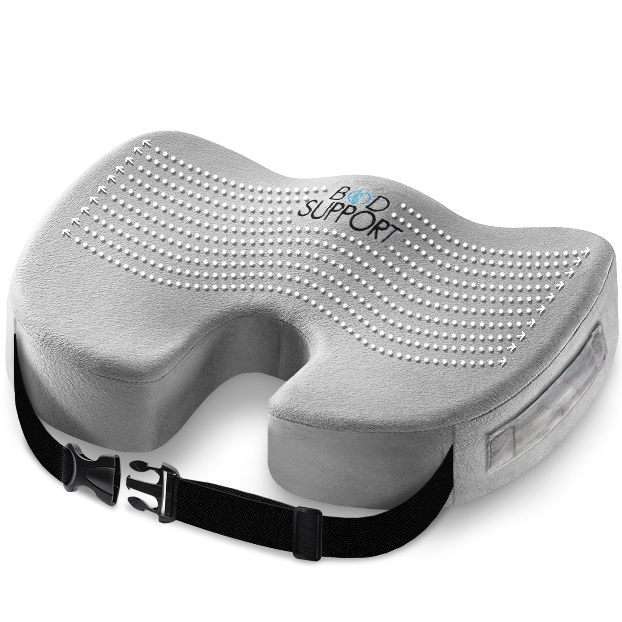 Temperature Stable Heat Responsive Memory Foam Seat Cushion with