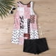 thumbnail image 1 of Traje de baño de dos piezas para mujer, trajes de baño para mujer, traje de baño de dos piezas con espalda de tirantes y estampado conservador para mujer, vestido de baño para mujer, 1 of 3