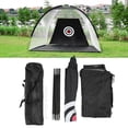 thumbnail image 1 of 210T Oxford Cloth Durable Golf Safe Practice Net Hitting Cage Training Equipment with Hand Bag for Indoor Outdoor, 1 of 13