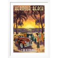 thumbnail image 2 of Art.com Hermosa Beach, California - Woodies and Sunset Art Print by Lantern Press, White Frame Wall Art, 32" x 44", 2 of 5