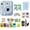 Frost Blue, variant on FUJIFILM instax Mini 13 Clay White Instant Film Camera Bundle