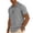 8# Gray, variant on Men's Polo Shirts Short Sleeve with Pocket Cotton Pique T-Shirts 3 Buttons Casual Polo Moisture Wicking Golf Shirts Dark Green S