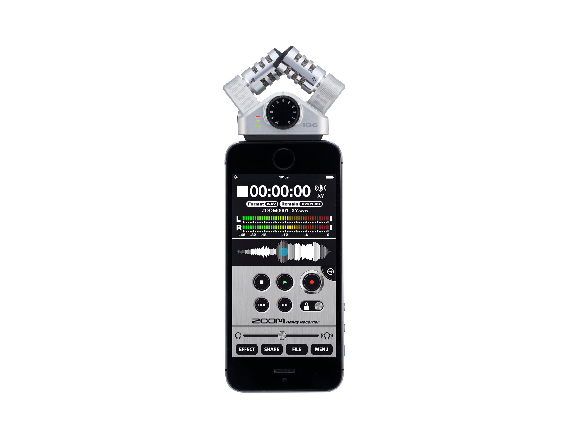 Zoom iQ6 - Microphone - for Apple iPad Air; iPad mini; iPad mini with  Retina display; iPad with Retina display