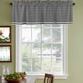 thumbnail image 4 of Farmhouse Black White Striped Valances for Windows, Decorative Rod Pocket Window Valance Curtains, Modern Stripes Short Curtain Drapes for Kitchen/Bathroom/Living Room, 2 Panels, 42" W x 12" L, 4 of 8