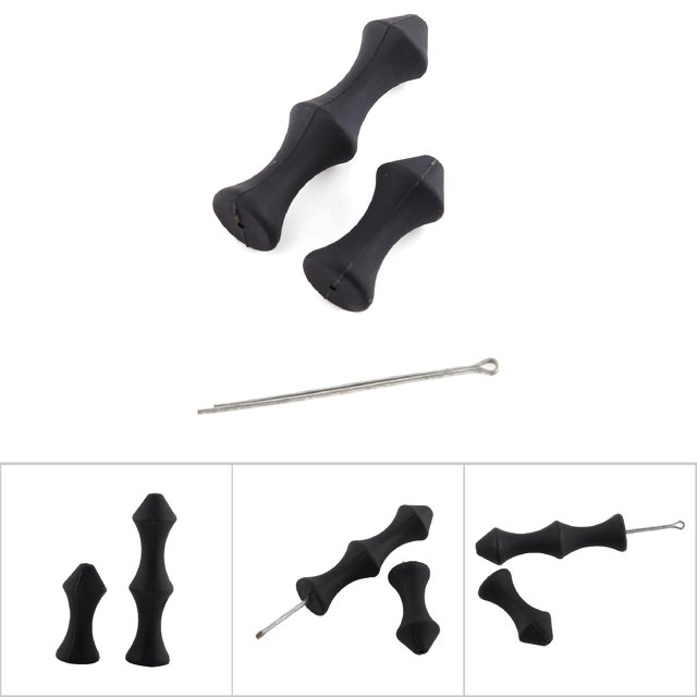 2 Pcs Protection de Doigt en Silicone pour Tir à l'Arc Arc Recourbé Outils de Protection pour Chasse