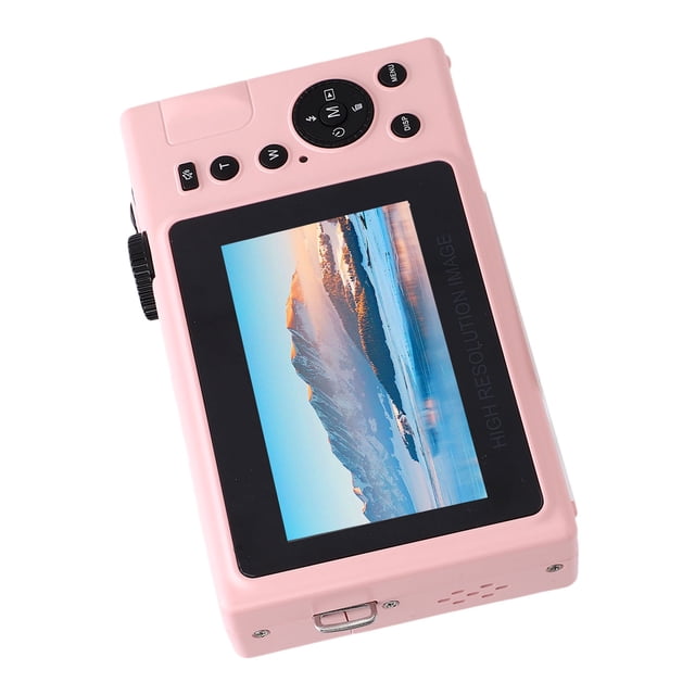 Cámara Digital 4K, Cámara Para Vlogging Con Enfoque Automático De 64 MP Y 3 Tipos De Modos De Flash Frontal, Cámara Digital Retro De Apuntar Y Disparar Con Batería De 1500 MAh