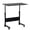 Black_a, variant on Hassch Height Adjustable Mobile Laptop Desk, 31.5" Rolling Computer/Study Table with Steel Frame and Locking Casters, Black