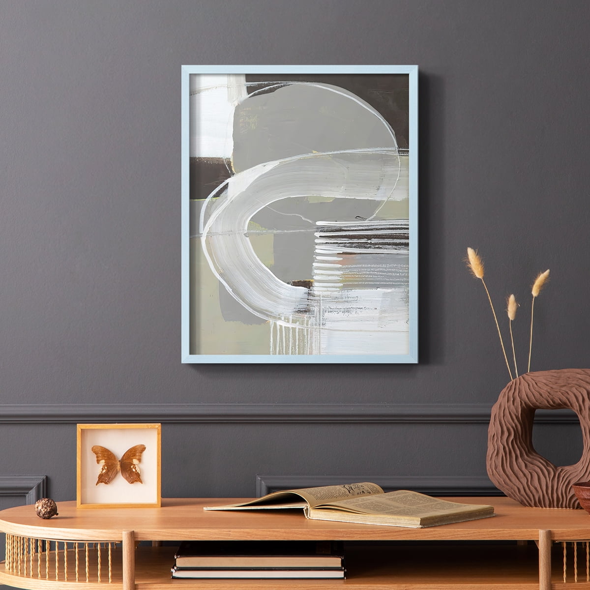 Arching Neutrals II in Paper Solid Wood 8 x 10 Framed Print