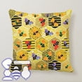 thumbnail image 2 of 6/9/12‘‘ Belle Petite Abeille Collection Matelassage Modèle Ensemble Couverture d'Oreiller, 2 of 4