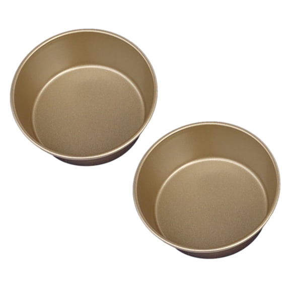 2 Pieces Convenient Air Fryer Mini Cake Pans Carbon Steel Moulds Must Have Accessories Gift for Cooking Enthusiasts