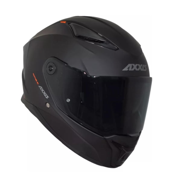 Casco para motociclista talla M integral Panther solid A1 negro matte Axxis negro