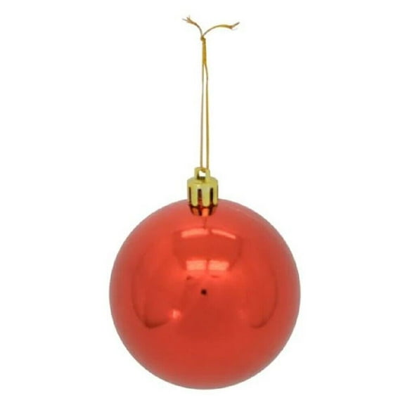 Tremont Floral Red Ball Christmas Tree Ornaments 8 Piece Set 2.75 Inch