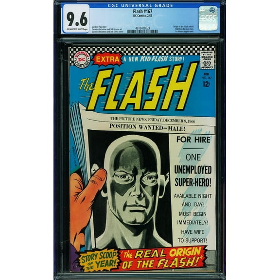 Flash #167 - CGC 9.6 Comic Book