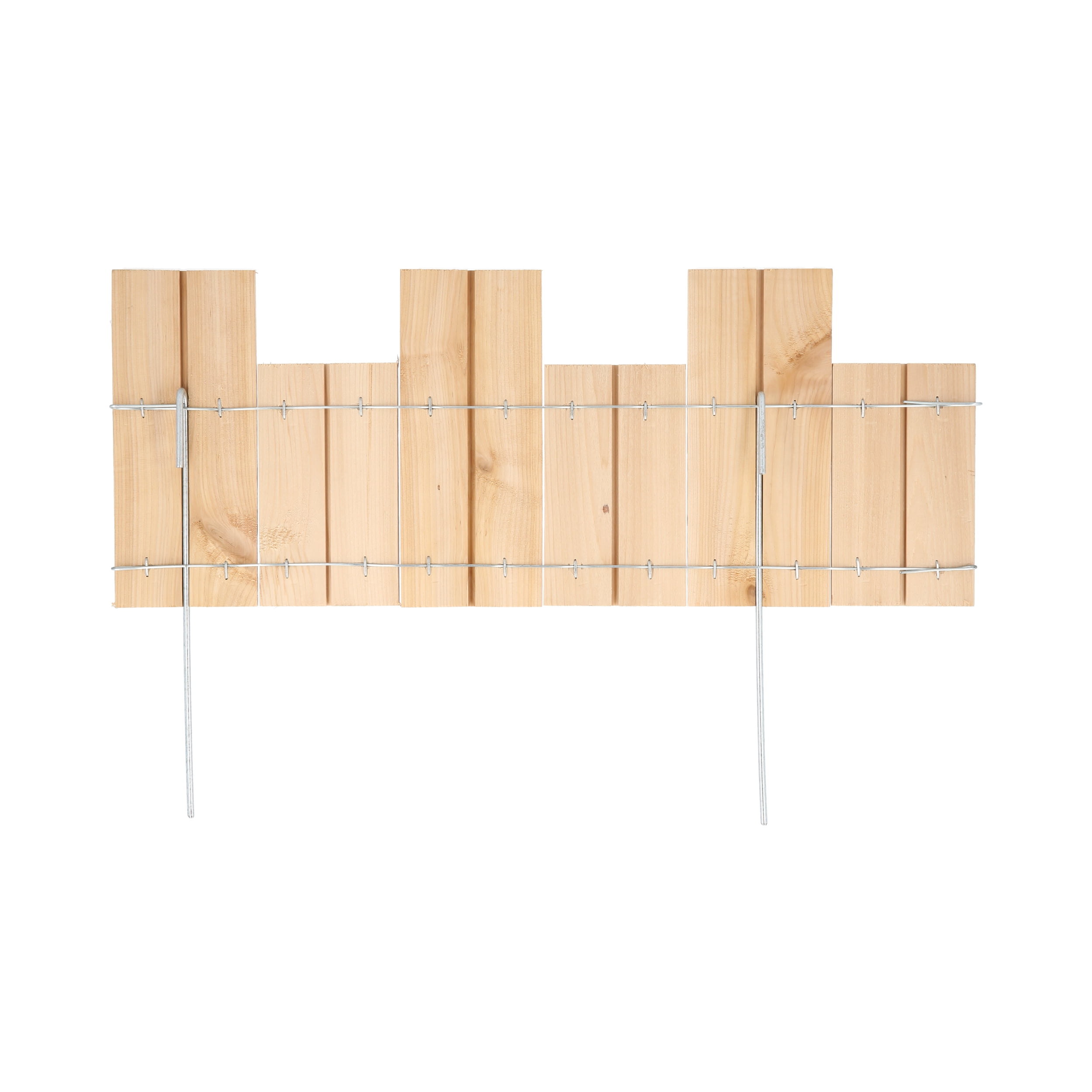 Greenes Fence Cedar Wood Landscape Edging, 18 in. W x 7 in. H x 1 in. D