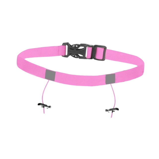 Almencla Triathlon Race Number Belt Accessory Essential Practical Versatile Men Women pink