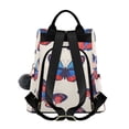 thumbnail image 2 of FORMRS Women's Travel Backpack Purse Anti-Theft Hidden Pockets Casual Shoulder Bag, Blue Butterflies, 2 of 7
