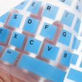 thumbnail image 1 of UPOUART 1Pc Rectangle Silicone Protective Cover for Keyboard with Ultra-thin Design 17.3x5.1x0.1in, 1 of 8