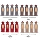 thumbnail image 1 of pstuiky Juego de bolsas de lino para botellas de vino, juego de etiquetas de lino para botellas de vino tinto, 1 of 6