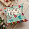 thumbnail image 4 of Guozer Christmas Trees Snowflake Throw Pillow Cover 1PCS 18 x 18 Inch Winter Holiday Cushion Case Decoration for Sofa Couch, 4 of 6