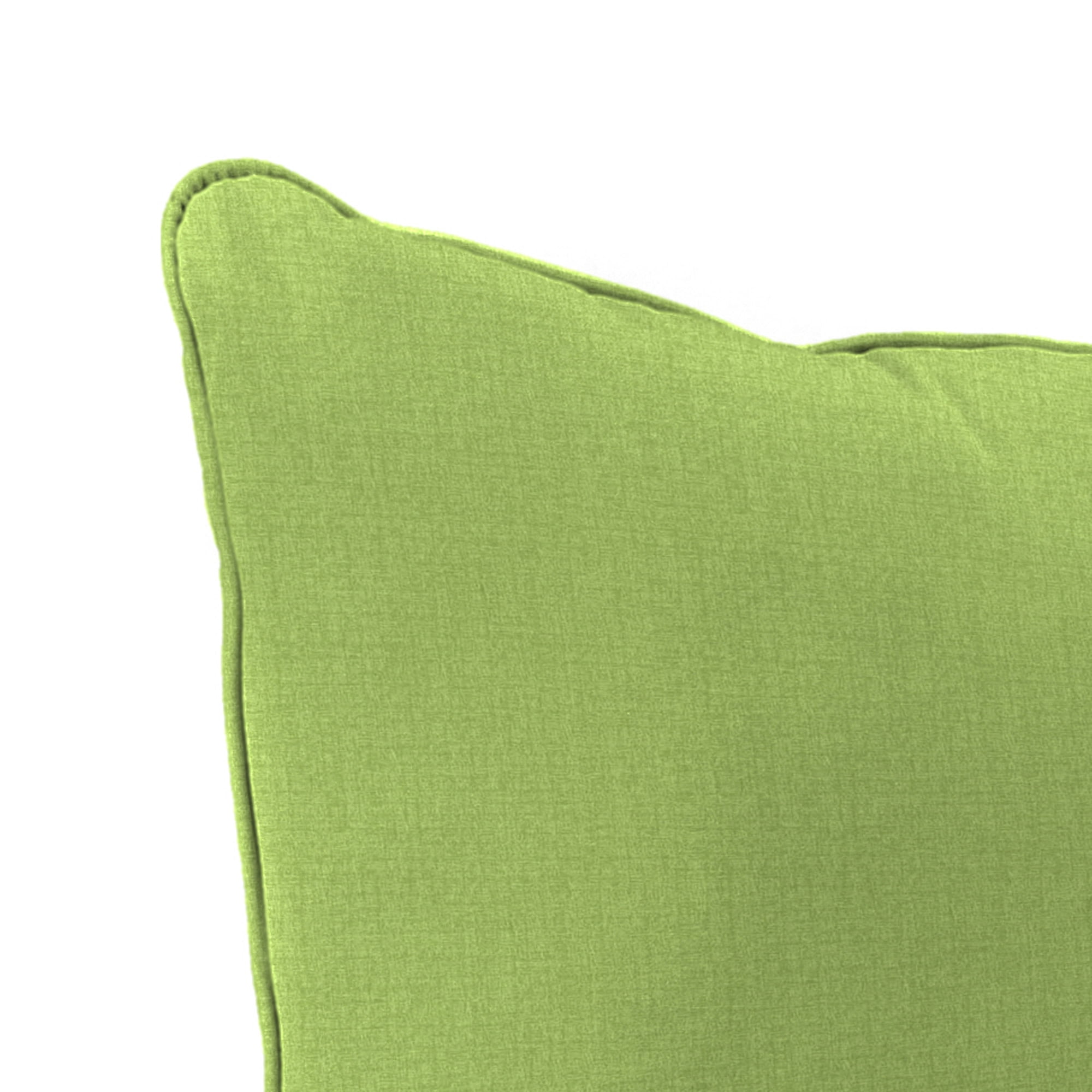 Jordan Manufacturing 46.5" x 24" McHusk Leaf Green Crosshatch Rectangular Outdoor Deep Seat Chair Cushion Set with Welt