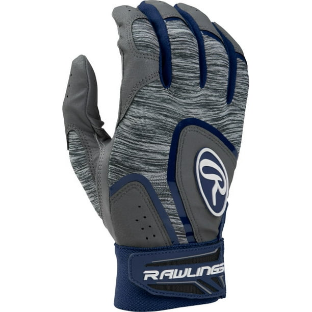 Rawlings Youth 5150 Baseball Batting Gloves, Navy