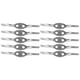 thumbnail image 2 of Tacos de cuerda para barco de acero inoxidable de 2 pulgadas, gancho para asta de bandera, tacos de cuerda con tornillo de montaje, 2 of 15