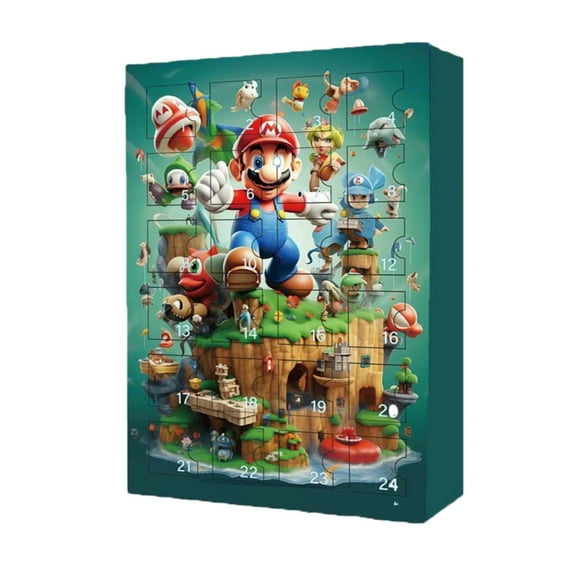 Halloween/Christmas Advent Calendar Contains 24 Gifts, Halloween/Christmas Cute Figures Doll Advent Calendar, Christmas Countdown Calendar With Surprise Toys
