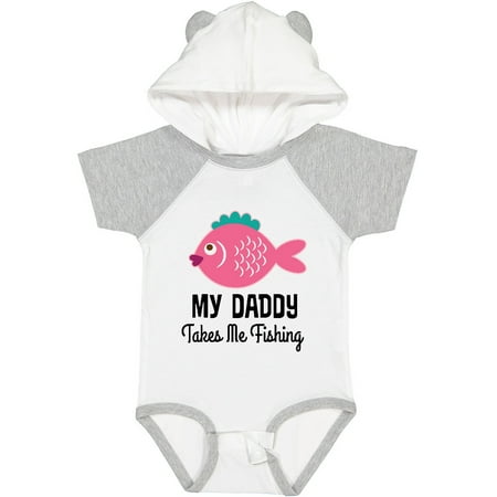 

Inktastic Girls Fishing with Daddy Gift Baby Girl Bodysuit