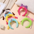 thumbnail image 5 of 2023 New 1PC Cartoon Funny Expression Ugly Cute Colorful Doll Sponge Hair Hoop Headband For Women Girls Hair Accessories, 5 of 16