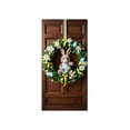 thumbnail image 2 of CaiYueKe Easter Door Cover Curtain Decoration Spring Holiday Party Decor for Home Front Door Wall Hanging Welcome Sign with Bunny Eggs Floral Pattern Festive Celebration Indoor Outdoor Seasonal, 2 of 7