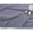 thumbnail image 2 of Soimoi Velvet Fabric Leaves & Floral Block Decor Fabric Printed Yard 58 Inch Wide, 2 of 3