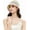 E-yellow, variant on Straw Beach Straw Sun Hat Women Summer Crochet Colorful Rainbow Striped Bucket Hat Knit Woven Contrast Gradient Floppy Cap