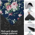 thumbnail image 3 of Pioneer Flower Floral Print Pattern Kitchen Rugs Sets Of 3,Kitchen Runner Rugs Non Skid Washable,Decorative Kitchen Floor Mats for Kitchen,Sink,Laundry,17"x30"+ 17"x47" + 17"x59", 3 of 6