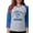 Heather/Blue, variant on CafePress - I Stand With Ukraine - Womens Baseball Tee
