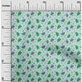 thumbnail image 2 of oneOone Silk Tabby Light Blue Fabric Autumn Craft Projects Decor Fabric Printed By The Yard 42 Inch Wide, 2 of 4