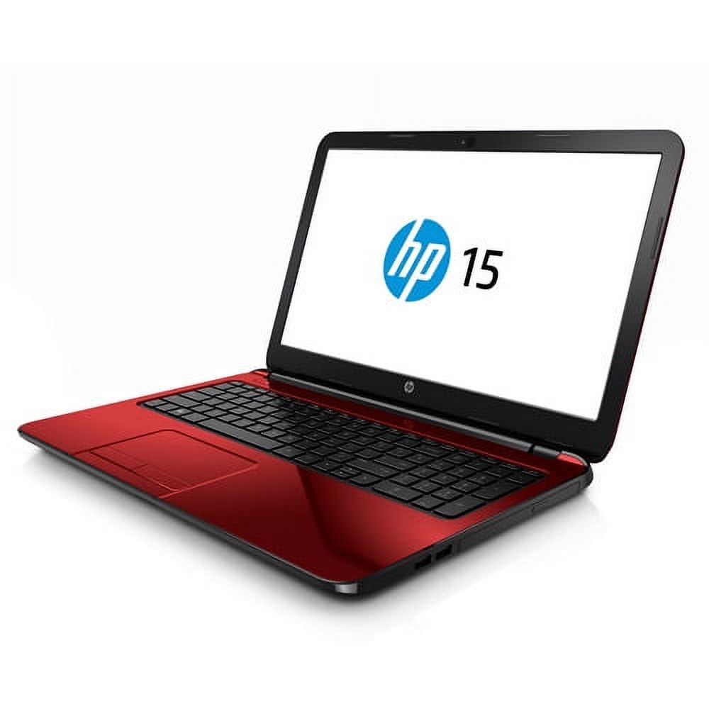 HP Laptop 15-R132wm - Intel Pentium N3540 / 2.16 GHz - Win 8.1 64-bit - HD Graphics - 4 GB RAM - 500 GB HDD - DVD SuperMulti - 15.6" 1366 x 768 (HD) - flyer red - image 3 of 7